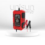 LiFePO4 Araba 12V 10A 24V 5A Otomatik LiFePO4 AGM Akü Şarj Cihazı Kırmızı
